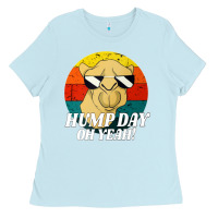 Baby Blue hump day Ladies Tee - artisFamous