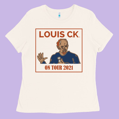 Louis C.k. Ladies Tee Designed By Artisfamous