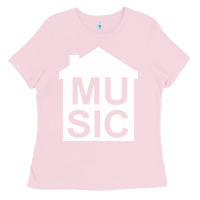 Bubblegum Pink house music Ladies Tee - artisFamous