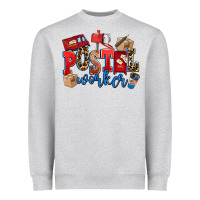 Heather Grey postal worker Heavyweight Sweatshirt - AdoDesignShop