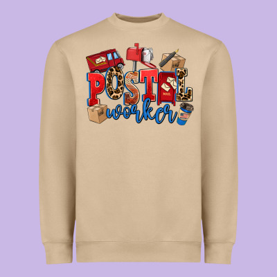 Postal Worker Heavyweight Sweatshirt Designed By Adodesignshop