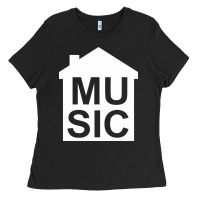 Black house music Ladies Tee - artisFamous