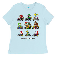 Baby Blue mariokart Ladies Tee - artisFamous