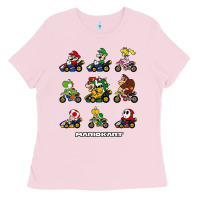 Bubblegum Pink mariokart Ladies Tee - artisFamous