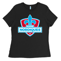 Black maine nordiques Ladies Tee - artisFamous
