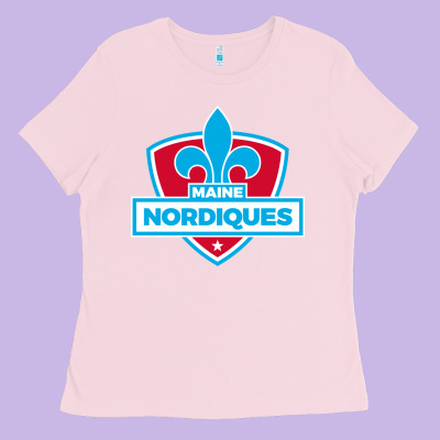 Maine Nordiques Ladies Tee Designed By Artisfamous