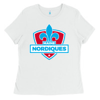 White maine nordiques Ladies Tee - artisFamous