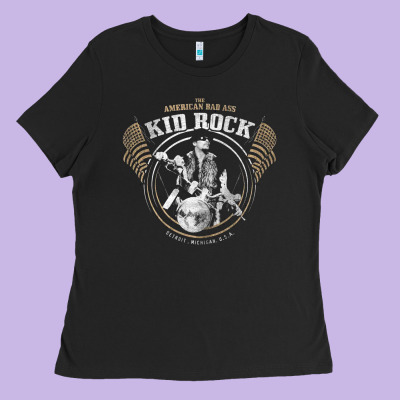 Kid Rock Ladies Tee Designed By Artisfamous