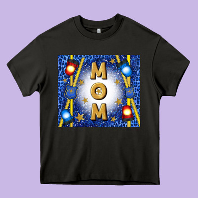 Police Mom Mother’s Day Heavy Core Tee Designed By Tumblerdesignbyshophia