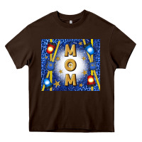 Chocolate Brown police mom mother’s day Heavy Core Tee - TumblerDesignByShophia