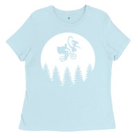 Baby Blue xenomorph phone home funny Ladies Tee - artisFamous
