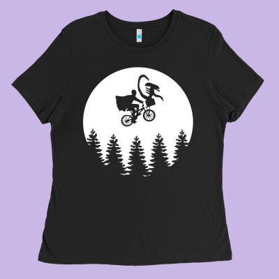 Xenomorph Phone Home Funny Ladies Tee Designed By Artisfamous