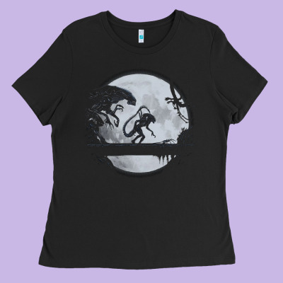 Alien Mata Ladies Tee Designed By Artisfamous