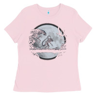 Bubblegum Pink alien mata Ladies Tee - artisFamous
