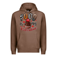 Chestnut Food İs My Valentine Premium Hoodie - SublimationCraftShop