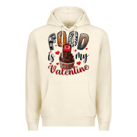 Sandshell Food İs My Valentine Premium Hoodie - SublimationCraftShop