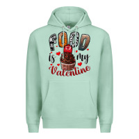 Seafoam Food İs My Valentine Premium Hoodie - SublimationCraftShop