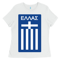 White greece national football Ladies Tee - artisFamous