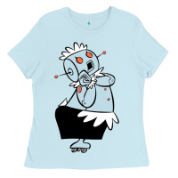 Baby Blue The Jetsons funny robot cartoon Ladies Tee - artisFamous