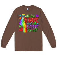Chestnut Western All For Love And Love For All Long Sleeve Tee - BundleAndBundleShop