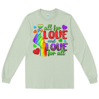 Matcha Western All For Love And Love For All Long Sleeve Tee - BundleAndBundleShop