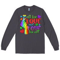 Smoke Western All For Love And Love For All Long Sleeve Tee - BundleAndBundleShop