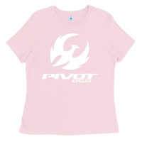 Bubblegum Pink pivot cycles Ladies Tee - artisFamous