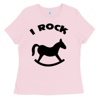 Bubblegum Pink i rock funny Ladies Tee - artisFamous