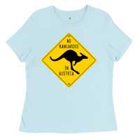 Baby Blue no kangaroos in austria Ladies Tee - artisFamous