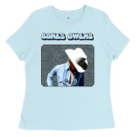 Baby Blue bones owens Ladies Tee - artisFamous