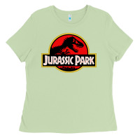 Matcha jurassicc park cartoon Ladies Tee - artisFamous