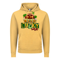 Vintage Mustard St Patricks Lucky One Vintage Hoodie - FaDigitalArtStudio