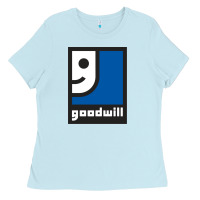 Baby Blue Goodwill Ladies Tee - artisFamous