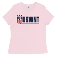 Bubblegum Pink uswnt classic Ladies Tee - artisFamous