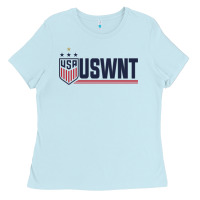 Baby Blue uswnt classic Ladies Tee - artisFamous
