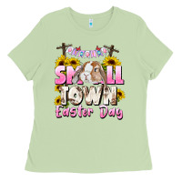 Matcha Small town Easter Day Ladies Tee - CowGirlArtShop
