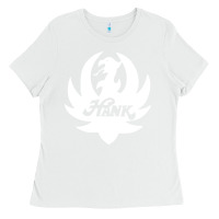 White white and black hank art Ladies Tee - artisFamous