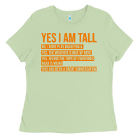 Matcha yes i am tall Ladies Tee - artisFamous