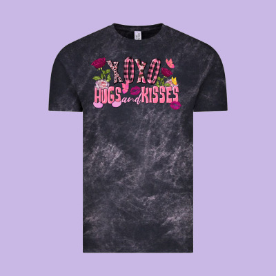 Xoxo Hugs And Kisses Valentine's Day Vintage Tee Designed By Fadigitalartstudio