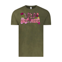 Vintage Olive Xoxo hugs and kisses Valentine's Day Vintage Tee - FaDigitalArtStudio