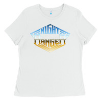 White NIGHT RANGER Music Ladies Tee - artisFamous