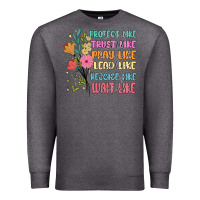 Charcoal Heather women of the bible Premium Sweatshirt - JahusDesignShop