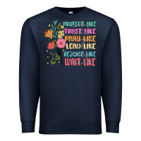 Navy women of the bible Premium Sweatshirt - JahusDesignShop