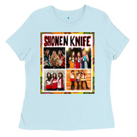 Baby Blue Shonen knife Ladies Tee - artisFamous