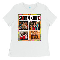 White Shonen knife Ladies Tee - artisFamous