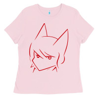 Bubblegum Pink Aphmau Sketch Ladies Tee - artisFamous