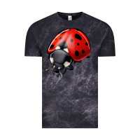 Cloud Black ladybug Vintage Tee - Jasminsmagicworld