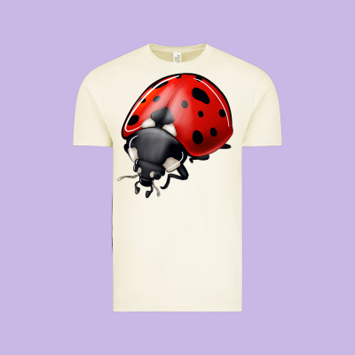 Ladybug Vintage Tee Designed By Jasminsmagicworld
