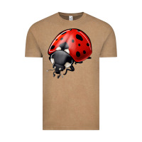 Vintage Coffee ladybug Vintage Tee - Jasminsmagicworld