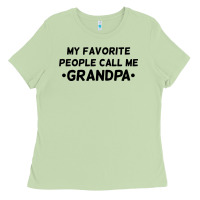 Matcha my favorite people call me grandpa black Ladies Tee - artisFamous